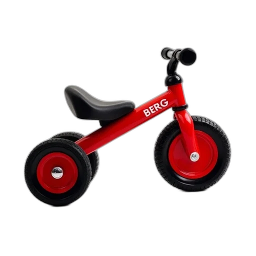 3d render, photorealistic, close-up, red, black, child, tricycle, seat transparent PNG cut-out