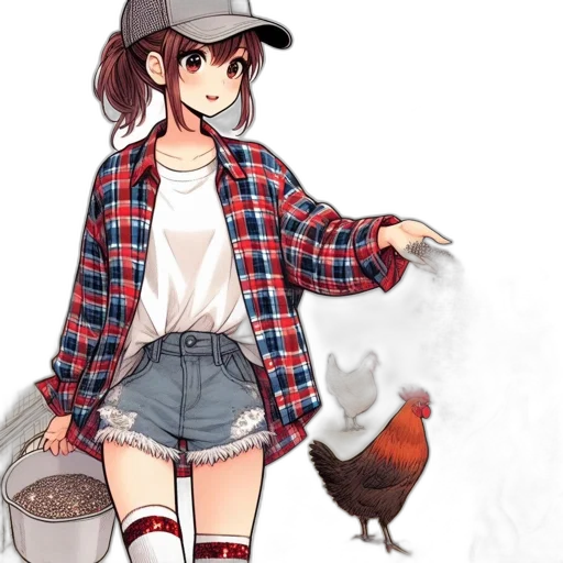 hat, food, animal, jacket, pixel art, anime, concept art, cartoon transparent PNG cut-out