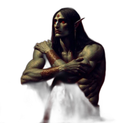 creature, face, fantasy art, concept art, photorealistic, pixel art, dark, muscular transparent PNG cut-out
