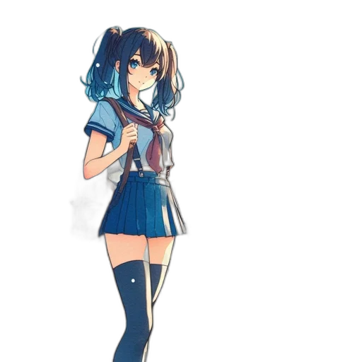 staff, dress, umbrella, weapon, anime, concept art, pixel art, watercolor transparent PNG cut-out