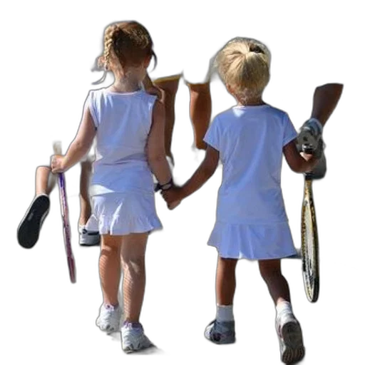 staff, photorealistic, oil painting, 3d render, two, young, girls, white transparent PNG cut-out