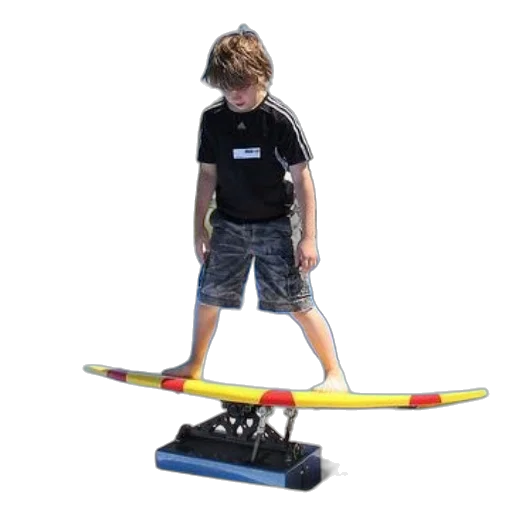 staff, weapon, young, boy, stands, balance, board, outdoor transparent PNG cut-out