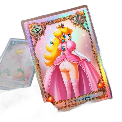 concept art, 3d render, image, highlights, holographic, trading, card, featuring transparent PNG cut-out