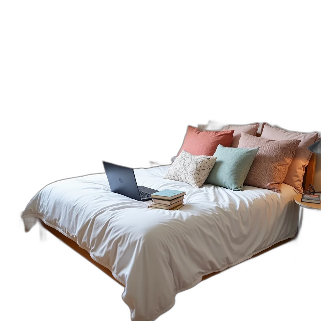 furniture, 3d render, photorealistic, concept art, night, earth tones, dark, monochrome transparent PNG cut-out