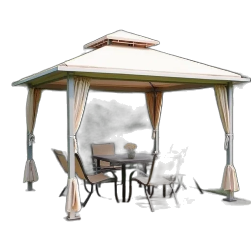 furniture, umbrella, 3d render, concept art transparent PNG cut-out