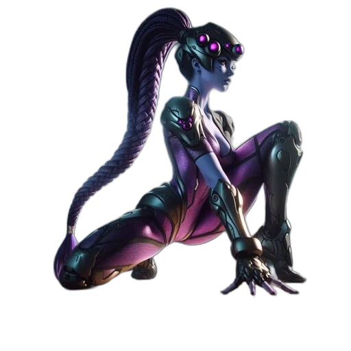 creature, robot, staff, dragon, concept art, cyberpunk, fantasy art, 3d render transparent PNG cut-out