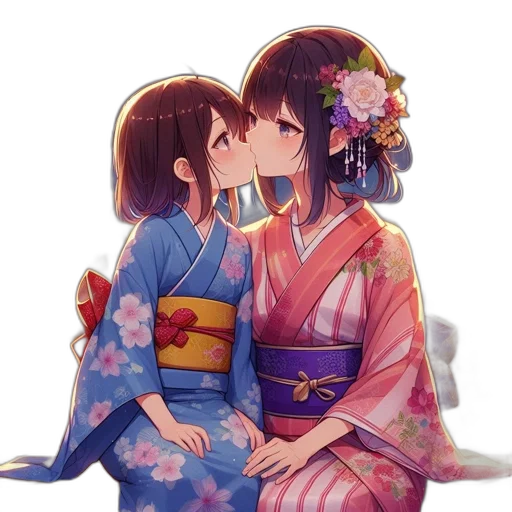 dress, flower, pixel art, anime, watercolor, photorealistic, rain, colorful transparent PNG cut-out