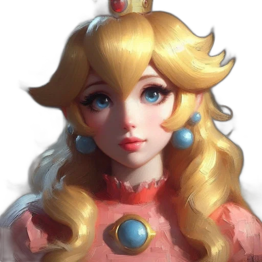 crown, face, dress, concept art, fantasy art, 3d render, watercolor, pastel transparent PNG cut-out