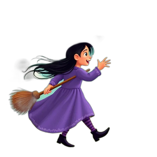 dress, staff, creature, hair, concept art, fantasy art, 3d render, cartoon transparent PNG cut-out
