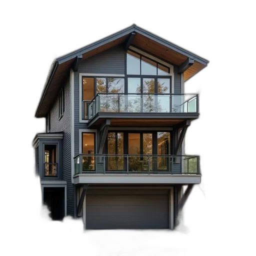 building, furniture, 3d render, photorealistic transparent PNG cut-out