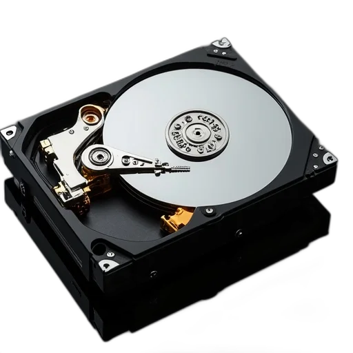 3d render, hard, drive, sata3 transparent PNG cut-out