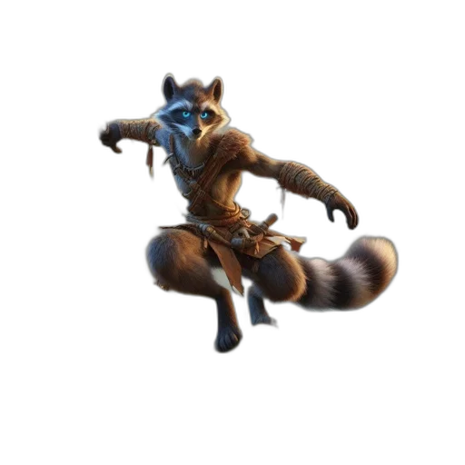 animal, creature, staff, dragon, concept art, 3d render, fantasy art, pixel art transparent PNG cut-out