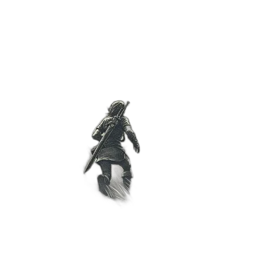sword, weapon, dragon, staff, concept art, 3d render, pixel art, fantasy art transparent PNG cut-out