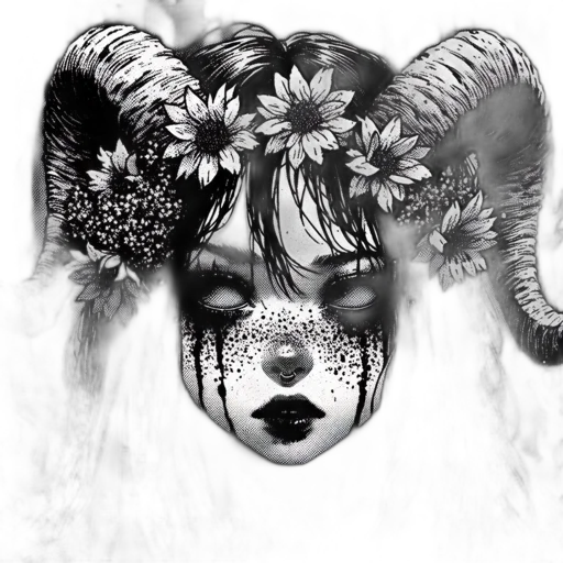 mask, creature, animal, face, fantasy art, concept art, photorealistic, pencil sketch transparent PNG cut-out