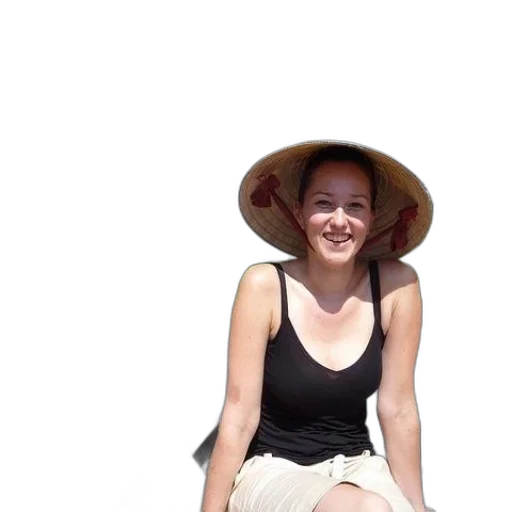 hat, staff, dress, face, photorealistic, 3d render, oil painting, beach transparent PNG cut-out