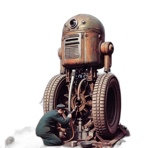 robot, car, weapon, creature, concept art, watercolor, 3d render, photorealistic transparent PNG cut-out
