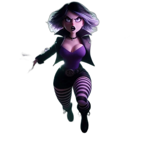dress, concept art, comic book art, fantasy art, 3d render, dark, monochrome, animate transparent PNG cut-out