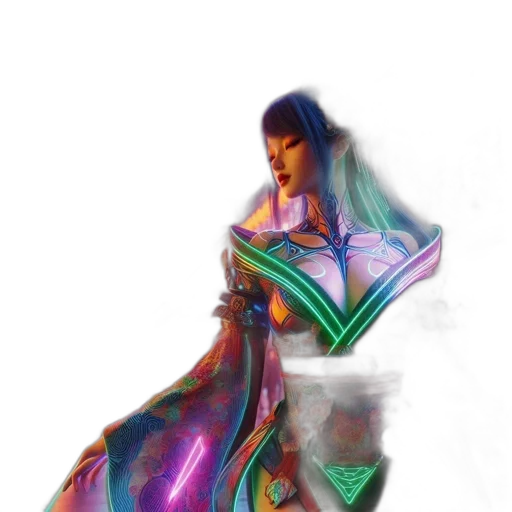 dress, jewelry, sword, dragon, fantasy art, concept art, 3d render, photorealistic transparent PNG cut-out
