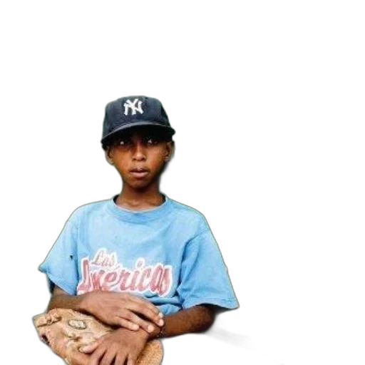 photorealistic, young, boy, wearing, blue, shirt, las, americas transparent PNG cut-out