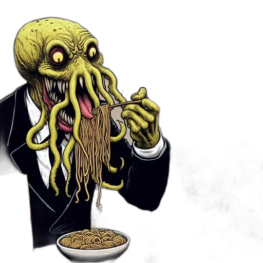 food, creature, concept art, comic book art, cartoon, pixel art, kitchen, scene transparent PNG cut-out