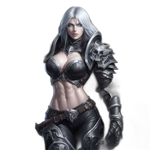 sword, weapon, fantasy art, concept art, comic book art, photorealistic, monochrome, dark transparent PNG cut-out