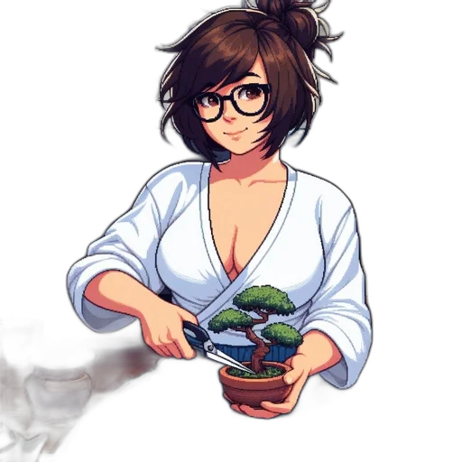 staff, food, flower, concept art, pixel art, fantasy art, anime, fire transparent PNG cut-out