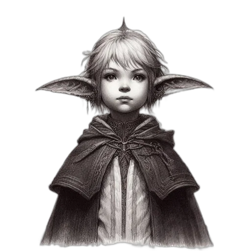 face, mask, creature, staff, concept art, fantasy art, pencil sketch, photorealistic transparent PNG cut-out