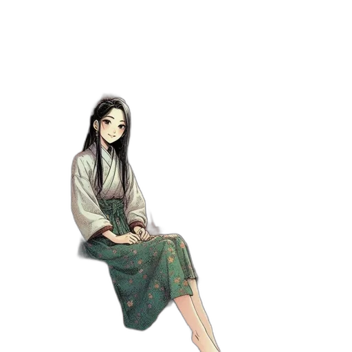 dress, staff, creature, pixel art, concept art, watercolor, oil painting, rain transparent PNG cut-out