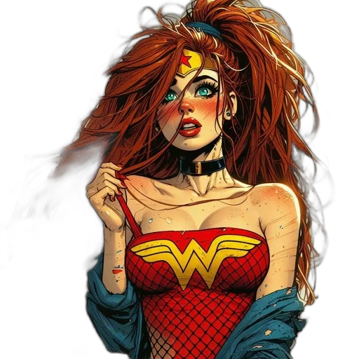 jewelry, comic book art, concept art, fantasy art, cartoon, woman, resembling, wonder transparent PNG cut-out