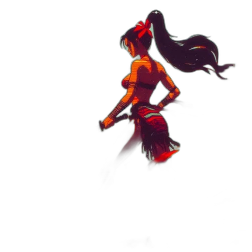 staff, weapon, sword, dress, pixel art, concept art, fantasy art, comic book art transparent PNG cut-out
