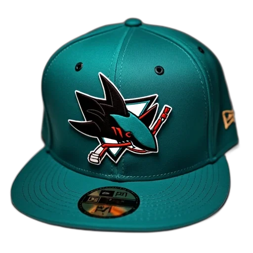 hat, adidas, san, jose, sharks, 2012, home, draft transparent PNG cut-out