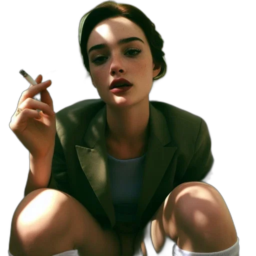 jacket, face, staff, weapon, concept art, photorealistic, comic book art, 3d render transparent PNG cut-out