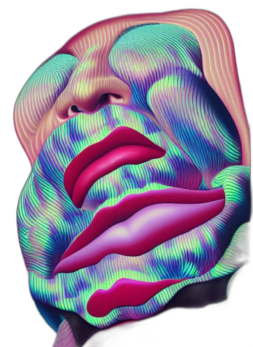 face, mask, hair, hat transparent PNG cut-out