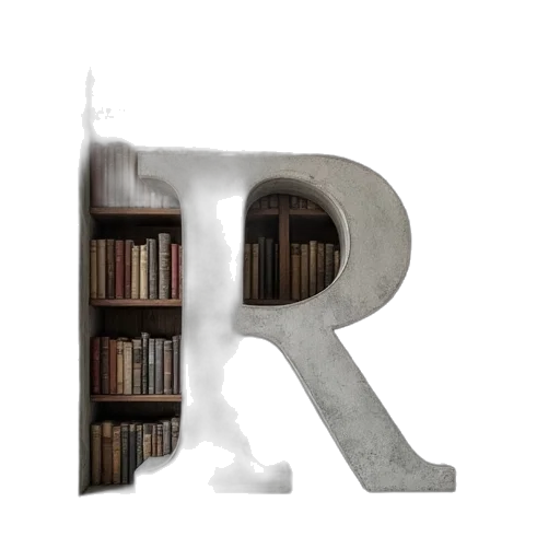 robot, weapon, furniture, shoes, 3d render, photorealistic, bookshelf, alphabet transparent PNG cut-out