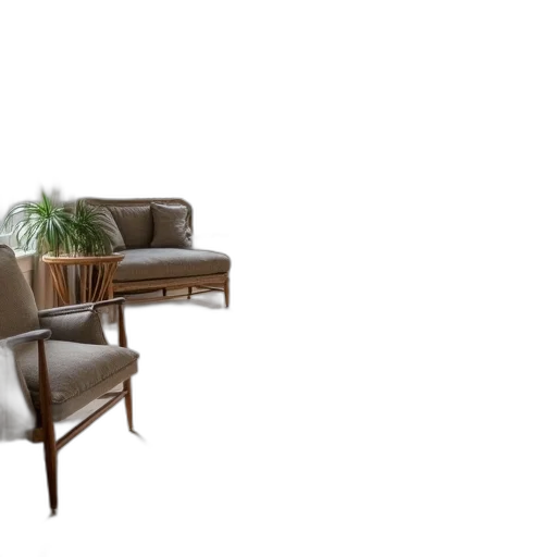 furniture, 3d render, photorealistic, concept art transparent PNG cut-out