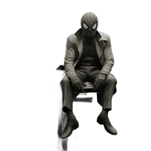 mask, jacket, furniture, robot, concept art, 3d render, comic book art, photorealistic transparent PNG cut-out