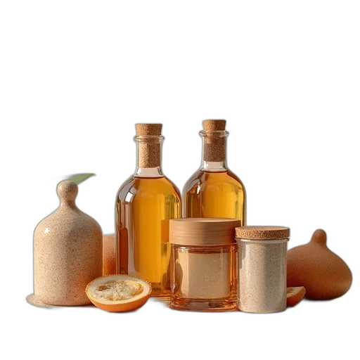 bottle, food, golden, earth tones transparent PNG cut-out