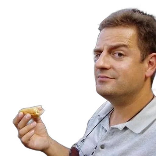 food, face, jacket, staff, man, enjoys, hot, dog transparent PNG cut-out