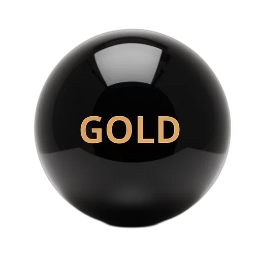jewelry, 3d render, golden, black, spherical, object, glossy, finish transparent PNG cut-out