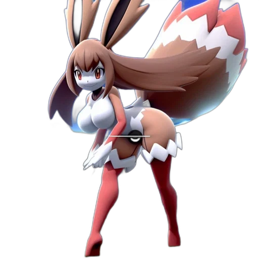 weapon, staff, animal, creature, concept art, 3d render, anime, pixel art transparent PNG cut-out