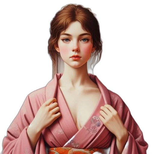 dress, jewelry, face, staff, photorealistic, fantasy art, oil painting, concept art transparent PNG cut-out