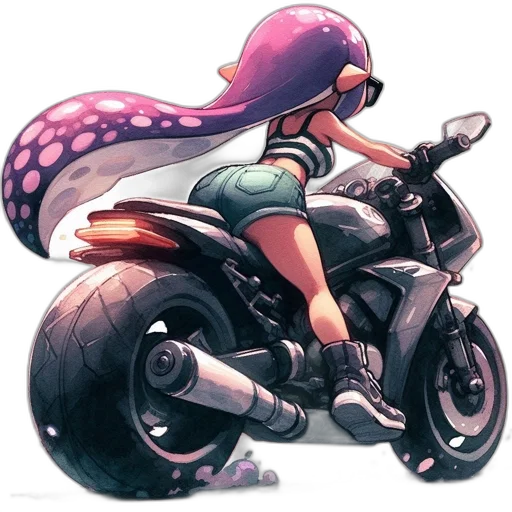 weapon, concept art, comic book art, fantasy art, cartoon, pastel, animated, girl transparent PNG cut-out