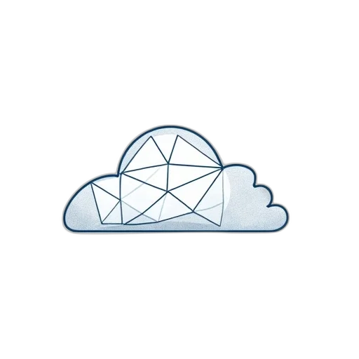 crown, pixel art, blue, stylized, illustration, geometric, shape, resembling transparent PNG cut-out