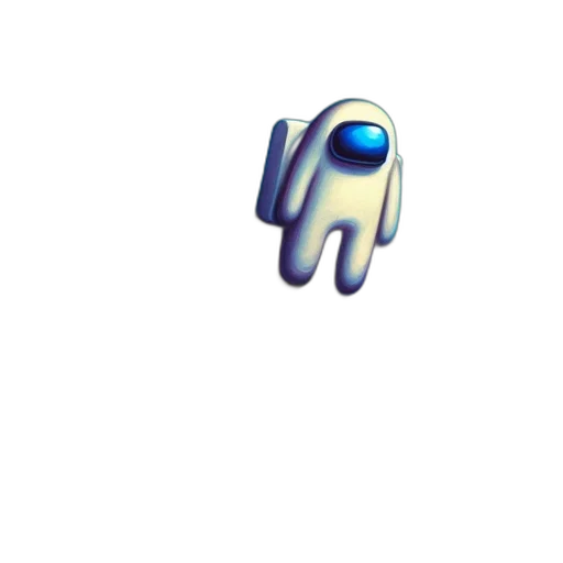 robot, creature, animal, staff, pixel art, 3d render, concept art, vaporwave transparent PNG cut-out