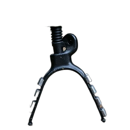 staff, weapon, robot, umbrella, 3d render, close-up, view, green transparent PNG cut-out