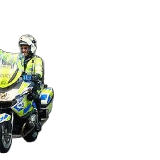 police, officer, motorcycle, leads, procession, vehicles, down, street transparent PNG cut-out