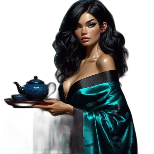 dress, jewelry, fantasy art, concept art, photorealistic, comic book art, fire, blue transparent PNG cut-out