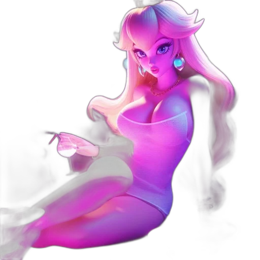dress, creature, dragon, concept art, fantasy art, vaporwave, pixel art, outer space transparent PNG cut-out