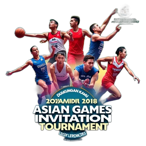 second, image, promotional, poster, 18th, asian, games, invitation transparent PNG cut-out