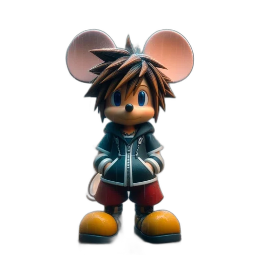 jacket, mask, animal, creature, 3d render, concept art, cartoon, photorealistic transparent PNG cut-out
